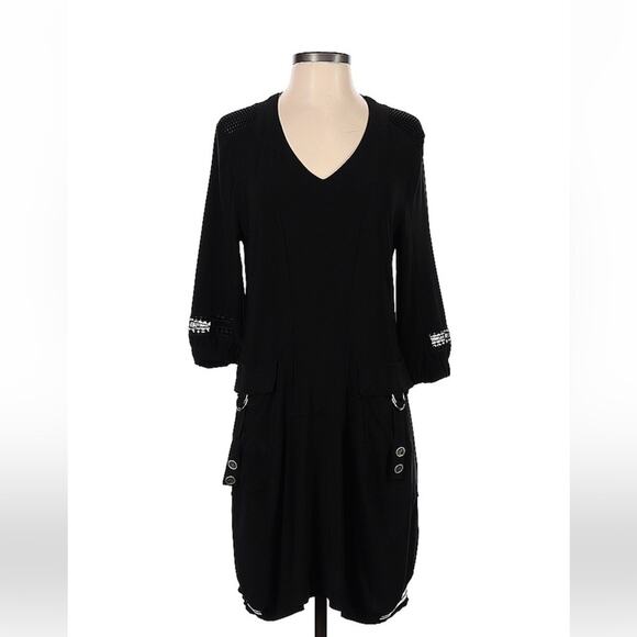 Alain Murati drop waist black dress, size small - Picture 1 of 7